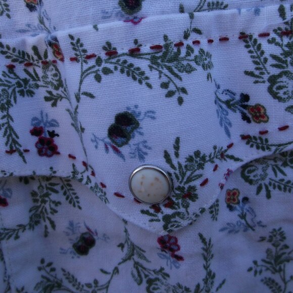 B&D Panhandle Slim XL Western Shirt – Brooks & Dunn, Pearl Snaps, Floral Glow - Picture 4 of 5